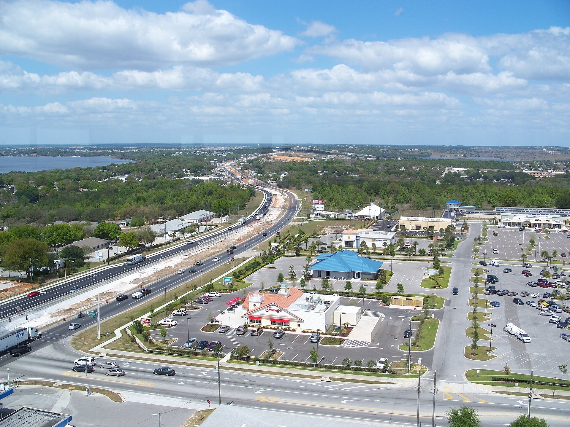 Clermont viewed from the Citrus Tower